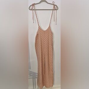 Polka Dot Sleeveless Jumpsuit